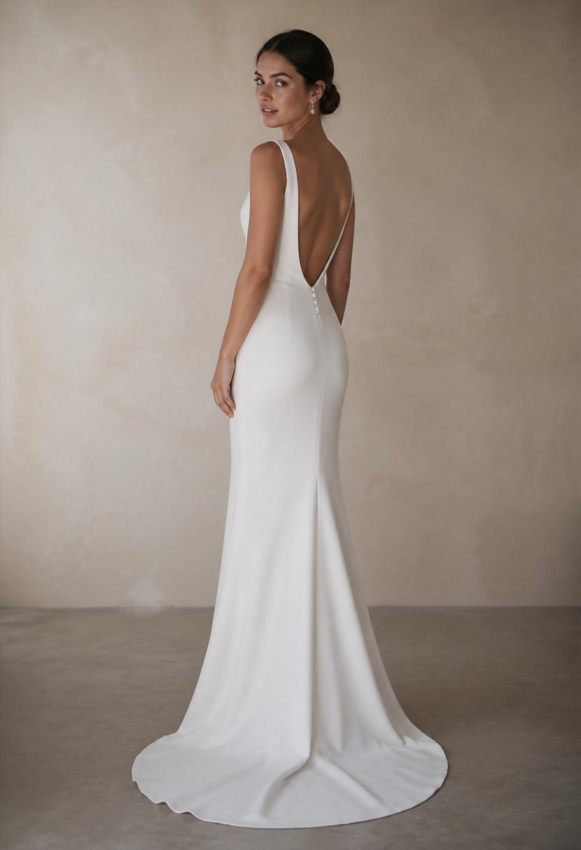 Vestido de noiva Costas Nuas