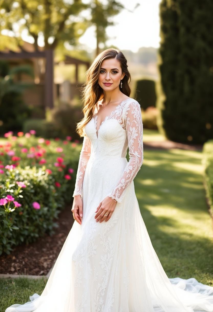 Vestido de noiva Boho Romântico